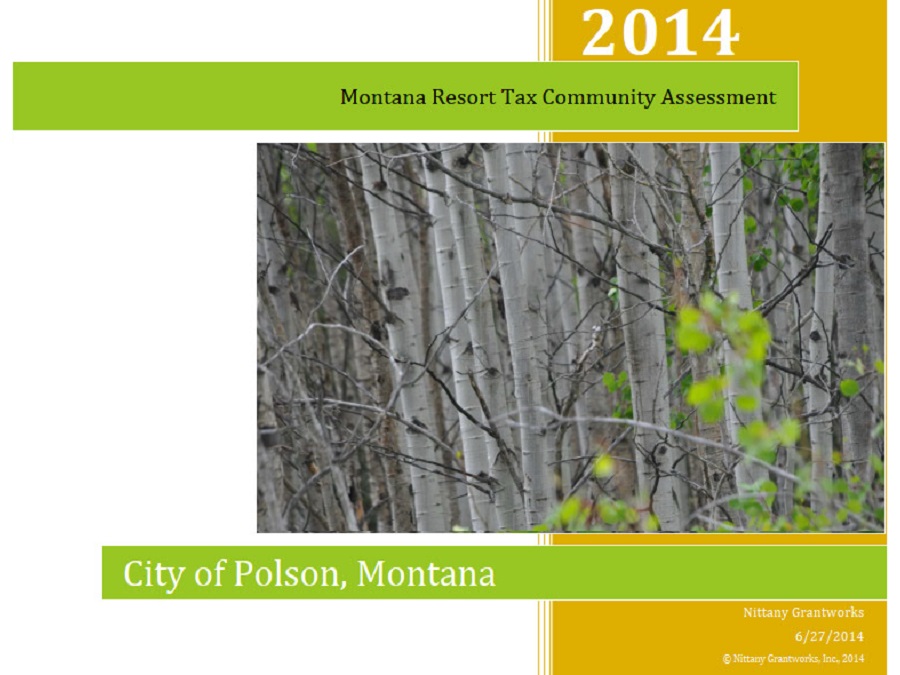 Montana Resort Tax Community Assessment, 2014